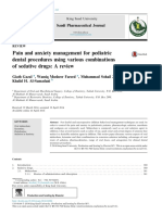 Pain and Anxiety Management For Pediatric Dental Procedures Using Various Combinations of Sedative Drugs: A Review