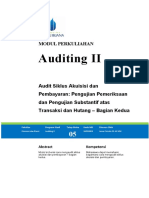 Modul Auditing II (TM5)