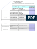 School Improvement Planning Worksheet