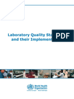 Laboratory Quality Standards & their Implementation (2011)