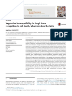 Vegetative Incompatibility in Fungi: From Recognition To Cell Death, Whatever Does The Trick