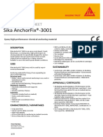 Sika Anchorfix®-3001: Product Data Sheet