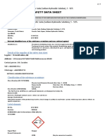 Caustic Soda (Sodium Hydroxide Solution), 5 - 51% Safety Data Sheet