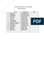 Jadwal Manakib Tuan Syekh