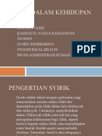 MENGENAL SYIRIK