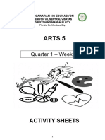 Arts 5 Activity Sheet Quarter 1 Week 1