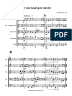 National Anthem Brass Quintet - Score and Parts