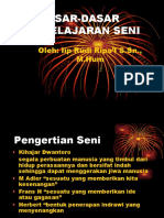 DASAR-DASAR PEMBELAJARAN SENI Tari