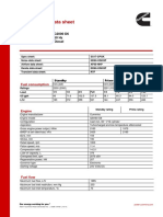 Generator Set Data Sheet: Model: Frequency: Fuel Type: C2000 D6 60 HZ Diesel