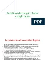 Beneficios de Cumplir y Hacer Cumplir La Ley