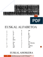 Euskal Alfabetoa