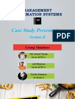 Management Information Systems: Case Study Presentation