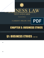 Clarkson14e - PPT - ch05 Bus Ethics