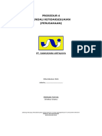 Prosedur 4 Kendali Ketidaksesuaian (Perusahaan) : Pt. Samugara Artajaya