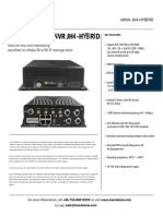 4CH HDD Mobile NVR JH4-HYBRID Spec Sheet