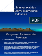 Konsep Masyarakat Dan Sosial Budaya Masyarakat Indonesia