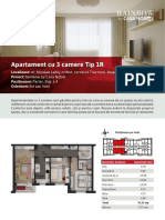 Apartament Cu 3 Camere Tip 1R