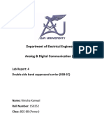 Department of Electrical Engineering Analog & Digital Communication (Lab)