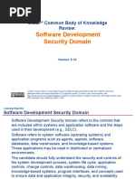 Software Development Security Domain: Cissp Common Body of Knowledge Review