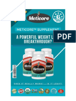 Meticore Supplement Review - A Powerful Weight Loss Breakthrough?