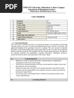 COMSATS University, Islamabad-Lahore Campus: Department of Management Sciences