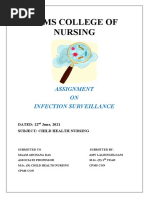 Cpms College of Nursing: Assignment ON Infection Surveillance