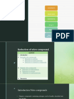 Reduction of Nitro Compounds: Submitted To