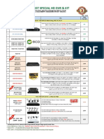 Price List Special HD DVR & Kit