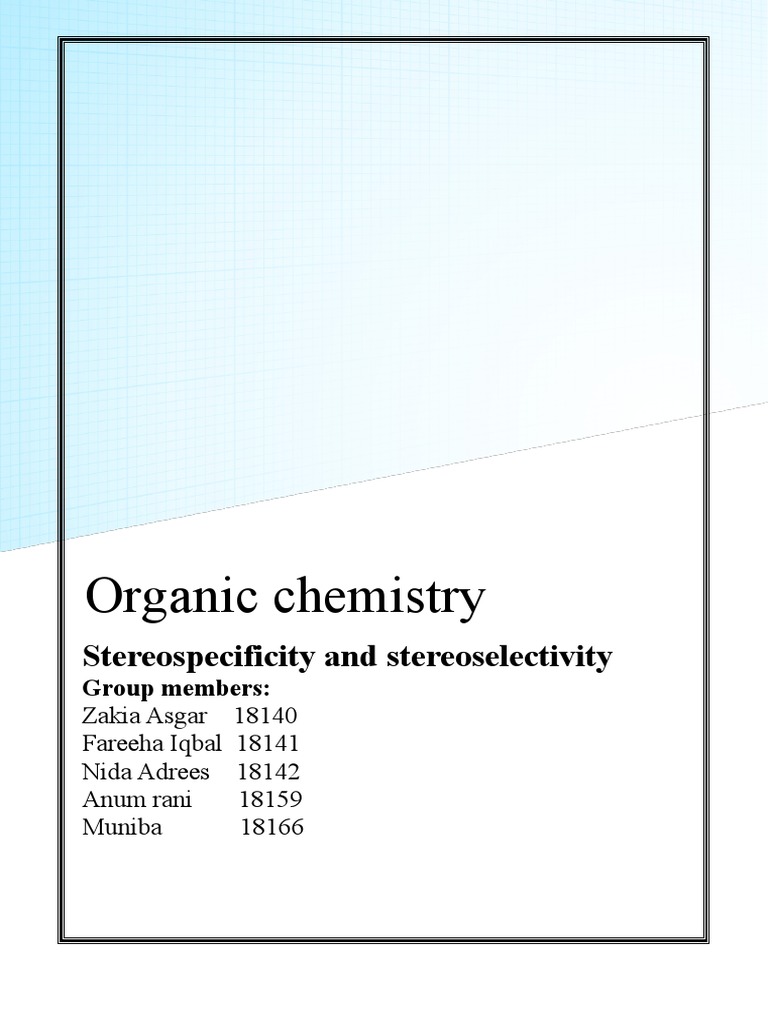 STEREOCHEMISTRY AND ORGANIC REACTIONS PDF visual data 3