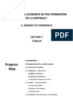 The Essential Elements in The Formation of A Contract
