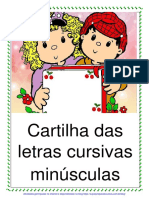 Apostila Letras Cursivas