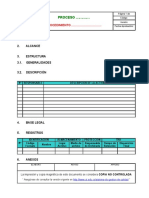 Plantilla para Documentar Procedimientos