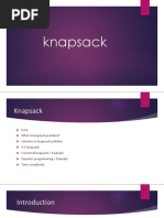 Knapsack Lect