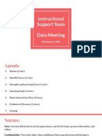 data team meeting slides