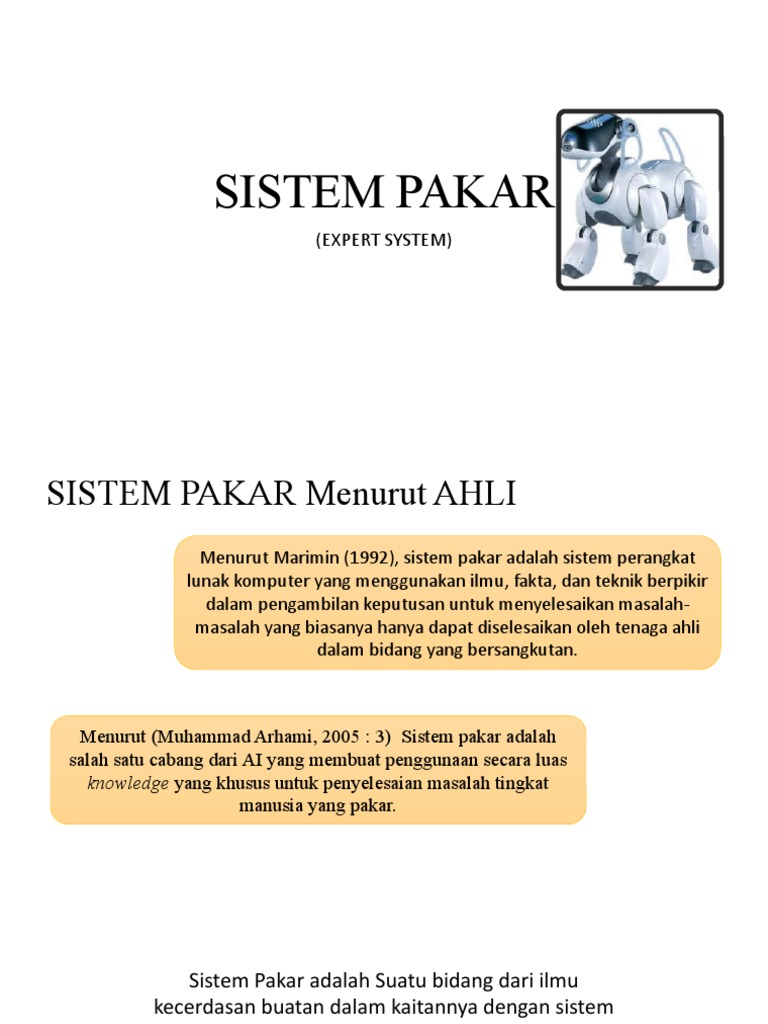 Sistem Pakar-1 | PDF | Seni | Komputer