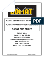 Domat Manuales DMP Parte 1 Operacio n y Mantenimiento Julio 2015 1