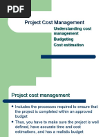 Project Cost Management