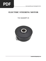 170C Electric Steering Motor User Manual