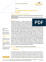 Is Experiential Marketing Important For The Hospital?: Conference Paper
