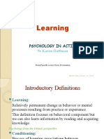 Learning: Psychology in Action