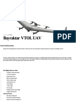 Bayraktar VTOL UAV: General Information