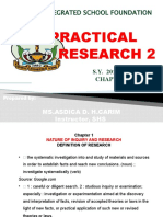 Ibn Siena Integrated School Foundation: Practical Research 2