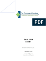 MS EXCEL Level 1