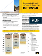 Vibrocompactador CAT CS56B
