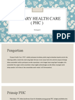 Primary Health Care - Kelompok 1 (Liliayu, Alfia, Dan Milenia)