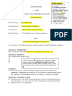 Bill Template and Directions (Spring 2011) - Brennan