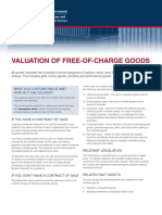 Valuation of Free-Of-Charge Goods: What Is A Customs Value and How Is It Calculated?