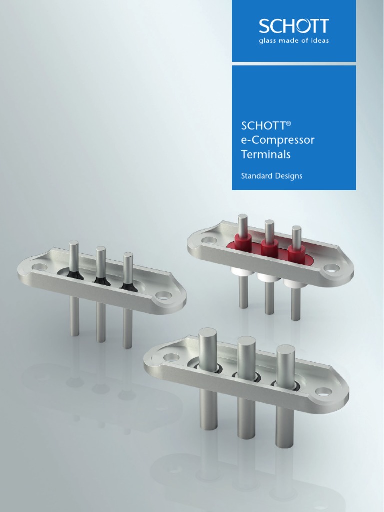 Schott E-Compressor Terminals: Standard Designs | PDF | Insulator ...