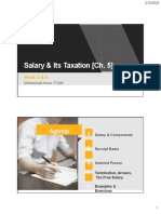 Salary and Its Taxation