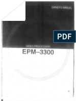 Manual for Enfv p Epm3300